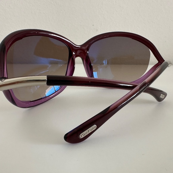 Tom Ford TF8 Jennifer Sunglasses - Purple 83F - Picture 4 of 12
